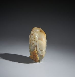 Arte Cinese : Intaglio in agata finemente inciso raffigurante Saggio. Cina, XX secolo.  - Asta Asta 437 | ARTE ORIENTALE - ARTE ORIENTALE DA COLLEZIONI PRIVATE ITALIANE Online - Associazione Nazionale - Case d'Asta italiane