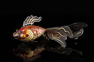 Arte Cinese - Pesce cloisonn. Cina, dinastia Qing, inizio XX secolo.