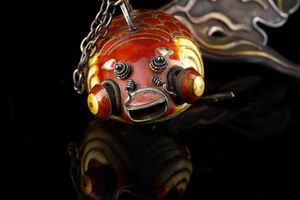 Arte Cinese : Pesce cloisonn. Cina, dinastia Qing, inizio XX secolo.  - Asta Asta 437 | ARTE ORIENTALE - ARTE ORIENTALE DA COLLEZIONI PRIVATE ITALIANE Online - Associazione Nazionale - Case d'Asta italiane