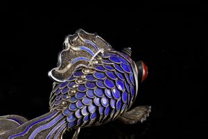 Arte Cinese : Pesce cloisonn. Cina, dinastia Qing, inizio XX secolo.  - Asta Asta 437 | ARTE ORIENTALE - ARTE ORIENTALE DA COLLEZIONI PRIVATE ITALIANE Online - Associazione Nazionale - Case d'Asta italiane