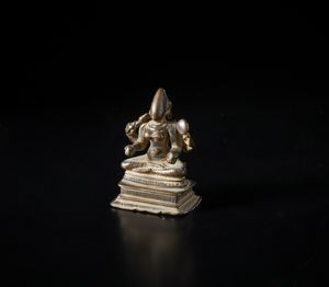 Arte Indiana - Figura in bronzo.Sud India,  XIX sec.