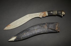 Arte Indiana : Pugnale gurkha kukri.Nepal, XX sec.  - Asta Asta 437 | ARTE ORIENTALE - ARTE ORIENTALE DA COLLEZIONI PRIVATE ITALIANE Online - Associazione Nazionale - Case d'Asta italiane