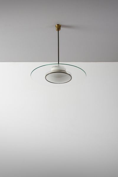 CHIESA PIETRO (1892 - 1948) : attribuito. Lampada a sospensione per Luigi Fontana, Milano  - Asta Asta 438 | DESIGN E ARTI DECORATIVE DEL NOVECENTO Online - Associazione Nazionale - Case d'Asta italiane