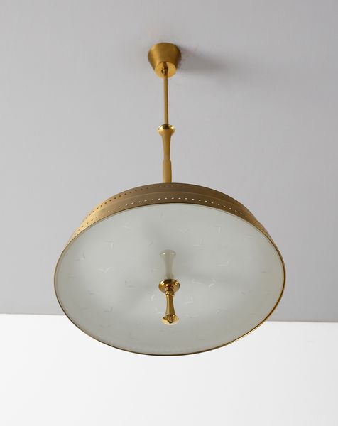 LUMI : attribuito. Lampada a sospensione, Milano  - Asta Asta 438 | DESIGN E ARTI DECORATIVE DEL NOVECENTO Online - Associazione Nazionale - Case d'Asta italiane