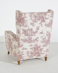 MANIFATTURA ITALIANA : Coppia di poltrone bergere  - Asta Asta 438 | DESIGN E ARTI DECORATIVE DEL NOVECENTO Online - Associazione Nazionale - Case d'Asta italiane