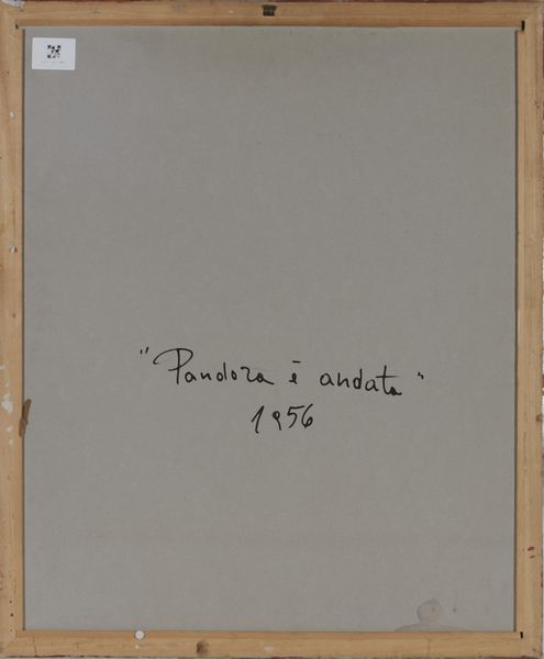 BERTINI GIANNI (1922 - 2010) : PANDORA E' ANDATA, 1956  - Asta Asta 439 | ARTE MODERNA E CONTEMPORANEA Online - Associazione Nazionale - Case d'Asta italiane