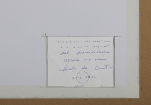 DE CUARTO PAOLO  (n. 1972) : BOZZETTO PREPARATORIO IL MIGLIO RISTORO, 2012  - Asta Asta 439 | ARTE MODERNA E CONTEMPORANEA Online - Associazione Nazionale - Case d'Asta italiane