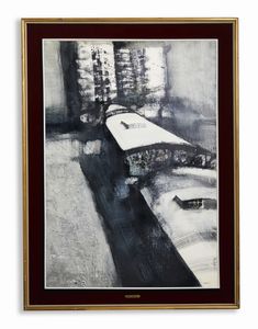 VESPIGNANI RENZO (1924 - 2001) : PERIFERIA  - Asta Asta 439 | ARTE MODERNA E CONTEMPORANEA Online - Associazione Nazionale - Case d'Asta italiane