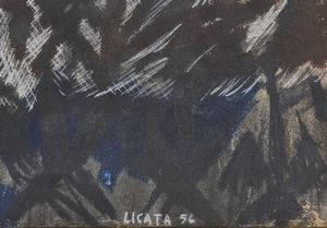 LICATA RICCARDO (1929 - 2014) : SENZA TITOLO,1956  - Asta Asta 439 | ARTE MODERNA E CONTEMPORANEA Online - Associazione Nazionale - Case d'Asta italiane