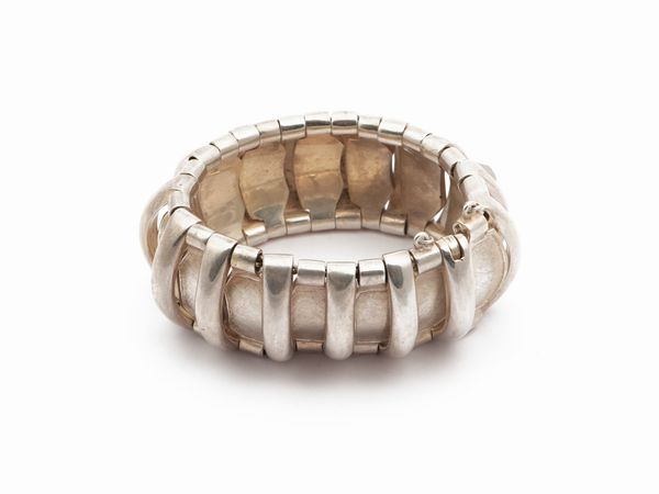 Celia Harms, Bracciale in argento sterling 925, Messico Anni Settanta  - Asta Galanterie e curiosit - Associazione Nazionale - Case d'Asta italiane