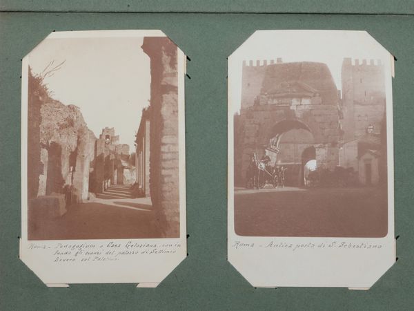 Due album di fotocartoline con vedute di Roma e dintorni, inizio del XX secolo  - Asta Galanterie e curiosit - Associazione Nazionale - Case d'Asta italiane