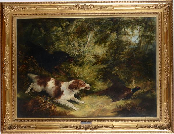 George Smith Armfield : Caccia con cani  - Asta Pittura del XIX-XX secolo - Associazione Nazionale - Case d'Asta italiane