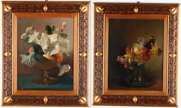 Luigi Scrosati : Vasi di fiori  - Asta Pittura del XIX-XX secolo - Associazione Nazionale - Case d'Asta italiane