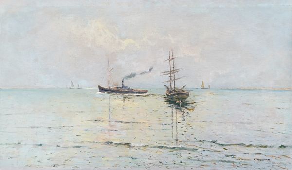 Guido Bartoli : Barche in mare  - Asta Pittura del XIX-XX secolo - Associazione Nazionale - Case d'Asta italiane