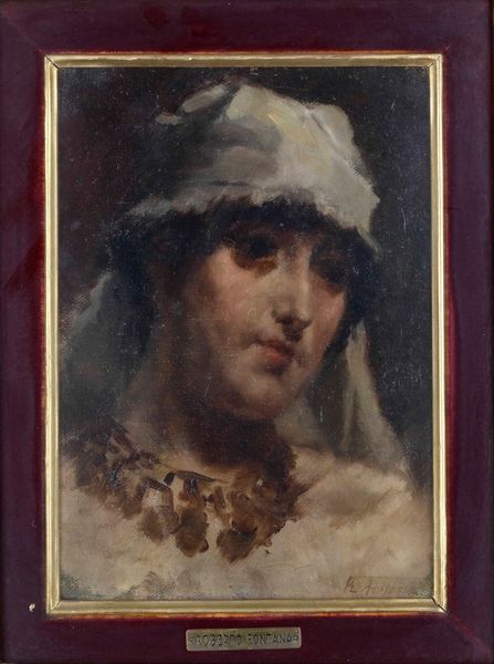 Roberto Fontana, Ambito di : Figura femminile  - Asta Pittura del XIX-XX secolo - Associazione Nazionale - Case d'Asta italiane