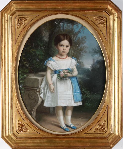 Pittore del XIX-XX secolo Bambina con fiori  - Asta Pittura del XIX-XX secolo - Associazione Nazionale - Case d'Asta italiane