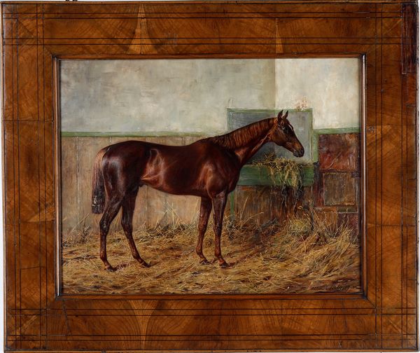 Allen Cupper Sealy : Cavallo nella stalla  - Asta Pittura del XIX-XX secolo - Associazione Nazionale - Case d'Asta italiane
