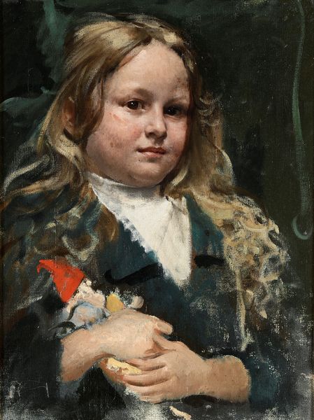 Pittore del XIX secolo Ritratto di bambina con bambola  - Asta Pittura del XIX-XX secolo - Associazione Nazionale - Case d'Asta italiane