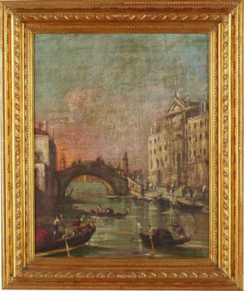 Copia da Guardi, moderna, olio su tavola  - Asta Pittura del XIX-XX secolo - Associazione Nazionale - Case d'Asta italiane