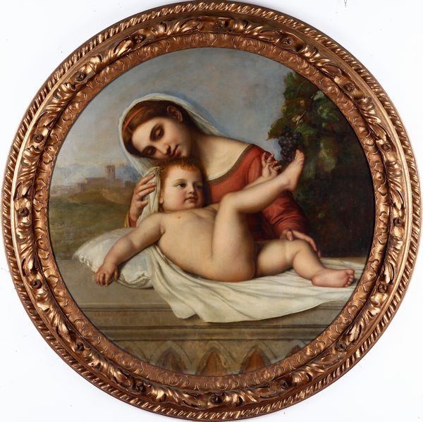 Jean Baptiste Poncet. 1883 Madonna con Bambino  - Asta Pittura del XIX-XX secolo - Associazione Nazionale - Case d'Asta italiane