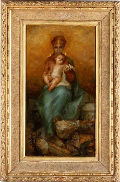 Luigi Mauro Galli : Madonna con Bambino  - Asta Pittura del XIX-XX secolo - Associazione Nazionale - Case d'Asta italiane