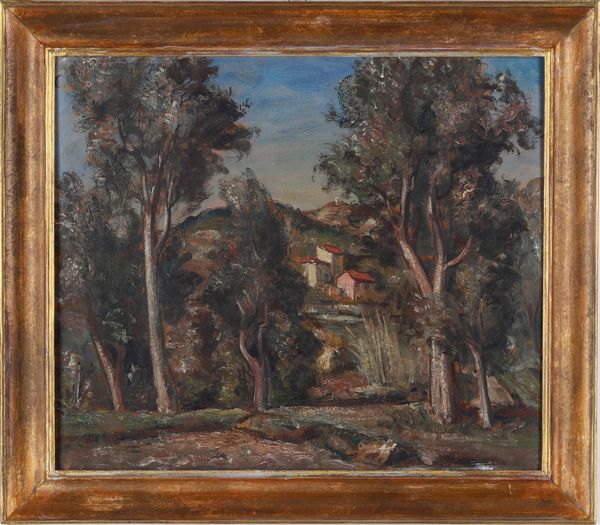 Emanuele Rambaldi, Attribuito a : Paesaggio  - Asta Pittura del XIX-XX secolo - Associazione Nazionale - Case d'Asta italiane