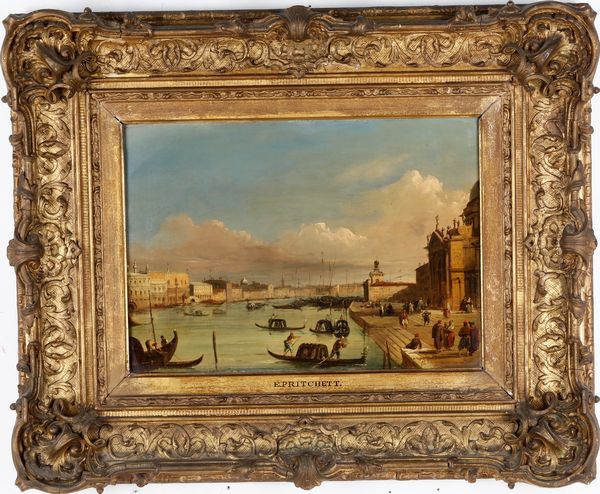 Edward Pritchett (attribuito a) Veduta di Venezia  - Asta Pittura del XIX-XX secolo - Associazione Nazionale - Case d'Asta italiane