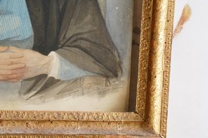 Scuola del XIX secolo Due ritratti  - Asta Pittura del XIX-XX secolo - Associazione Nazionale - Case d'Asta italiane
