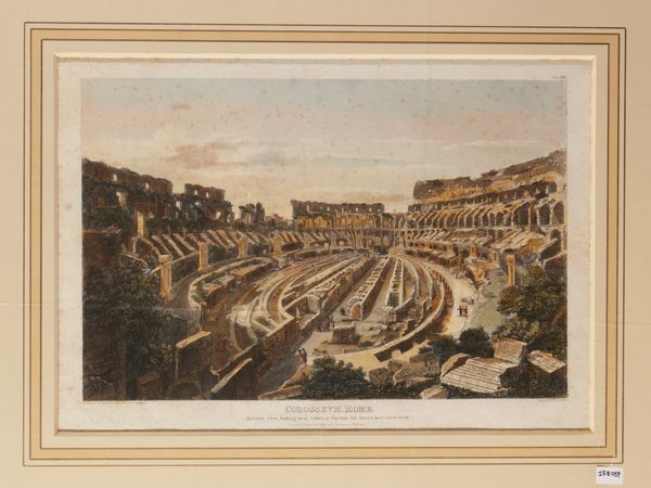 Joseph F. Lambert : Colosseum, Rome: interior view, looking west  - Asta Una collezione di stampe - parte I - Associazione Nazionale - Case d'Asta italiane