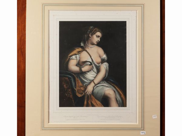 Cleopatra  - Asta Una collezione di stampe - parte I - Associazione Nazionale - Case d'Asta italiane