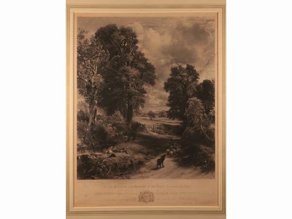 John Constable (1776-1837) e David Lucas (1802-1881) : The Landscape  - Asta Una collezione di stampe - parte I - Associazione Nazionale - Case d'Asta italiane