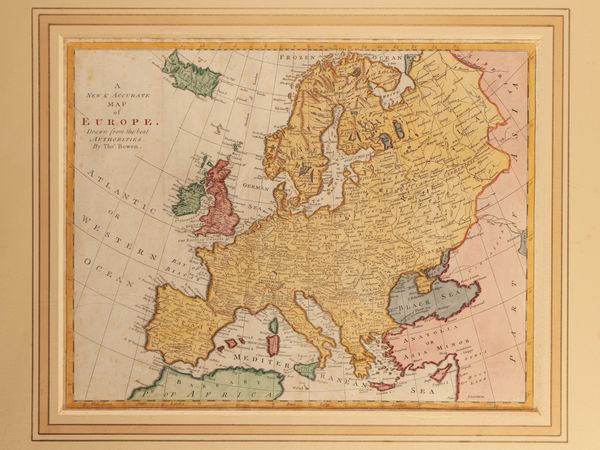 A New & Accurate Map of Europe  - Asta Una collezione di stampe - parte I - Associazione Nazionale - Case d'Asta italiane