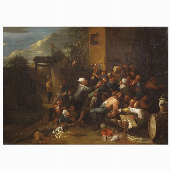 Attribuito a Joos van Craesbeeck  - Asta ARCADE I DIPINTI DAL SECOLO XV AL XVIII - Associazione Nazionale - Case d'Asta italiane