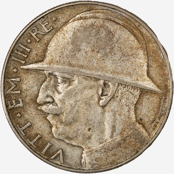 Regno d'Italia, VITTORIO EMANUELE III, 1900-1946 : 20 Lire Elmetto  - Asta Numismatica - Associazione Nazionale - Case d'Asta italiane