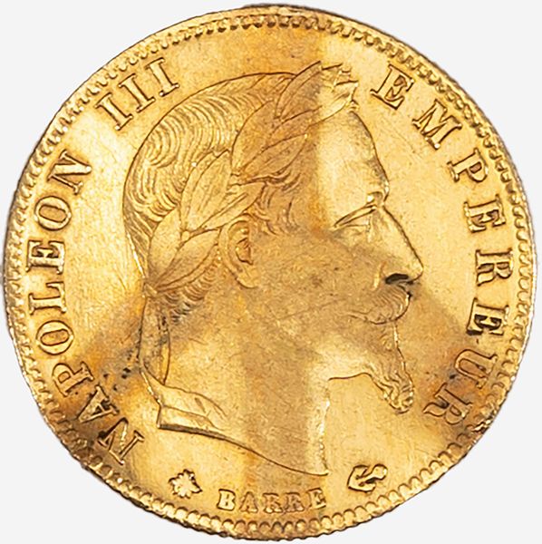 Francia, NAPOLEONE III, 1852-1870 : 5 franchi  - Asta Numismatica - Associazione Nazionale - Case d'Asta italiane