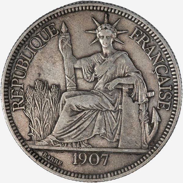 INDOCINA FRANCESE : PIASTRE DE COMMERCE  - Asta Numismatica - Associazione Nazionale - Case d'Asta italiane