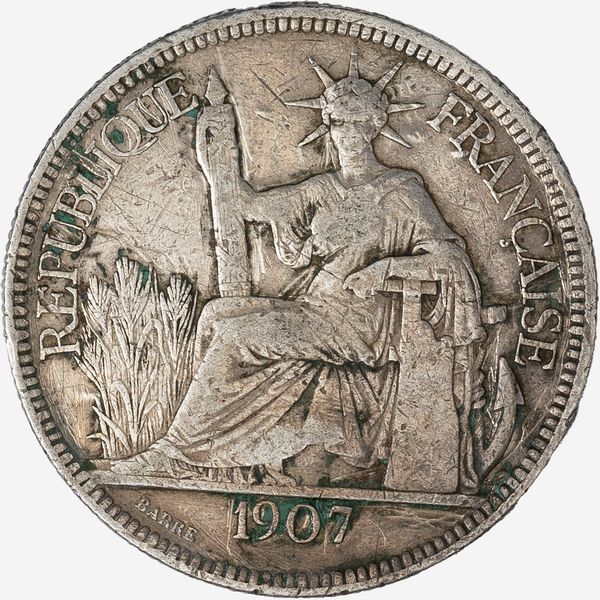 INDOCINA FRANCESE : PIASTRE DE COMMERCE  - Asta Numismatica - Associazione Nazionale - Case d'Asta italiane