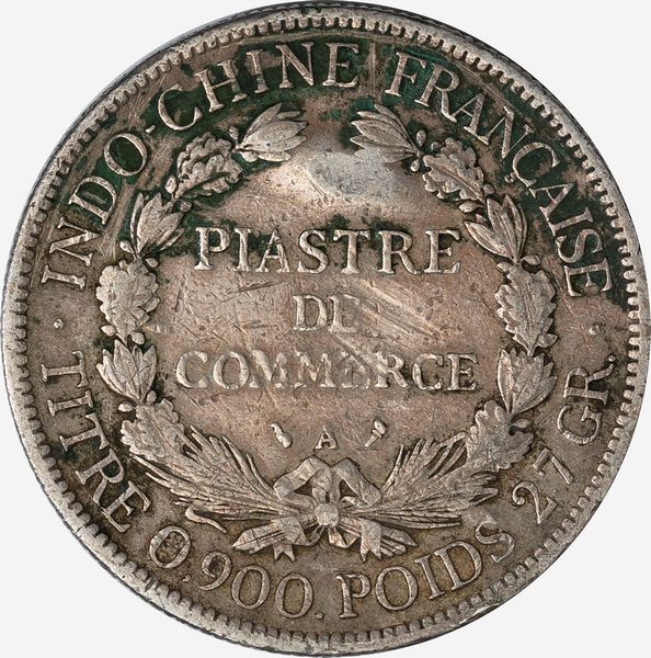 INDOCINA FRANCESE : PIASTRE DE COMMERCE  - Asta Numismatica - Associazione Nazionale - Case d'Asta italiane