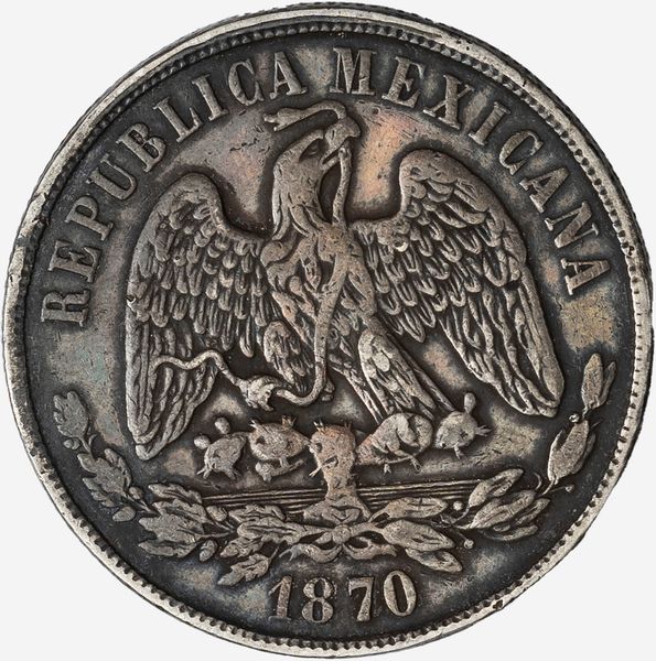 Messico, REPUBBLICA MESSICANA : PESO  - Asta Numismatica - Associazione Nazionale - Case d'Asta italiane