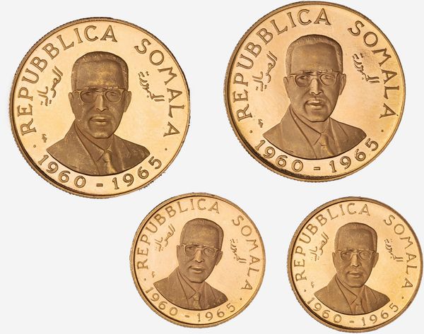 Somalia, REPUBBLICA (DAL 1960) : LOTTO COMPOSTO DA DUE ESEMPLARI DA 50 SHILLINGS E DA DUE ESEMPLARI DA 20 SHILLINGS  - Asta Numismatica - Associazione Nazionale - Case d'Asta italiane