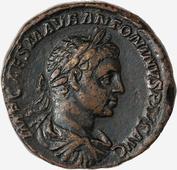 Impero Romano, ELIOGABALO, 218-222 d.C. : Sesterzio databile al 220 d.C.  - Asta Numismatica - Associazione Nazionale - Case d'Asta italiane