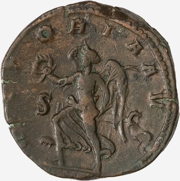 Impero Romano, TRAIANO DECIO, 249-251 d.C. : Sesterzio databile al 249-251 d.C.  - Asta Numismatica - Associazione Nazionale - Case d'Asta italiane