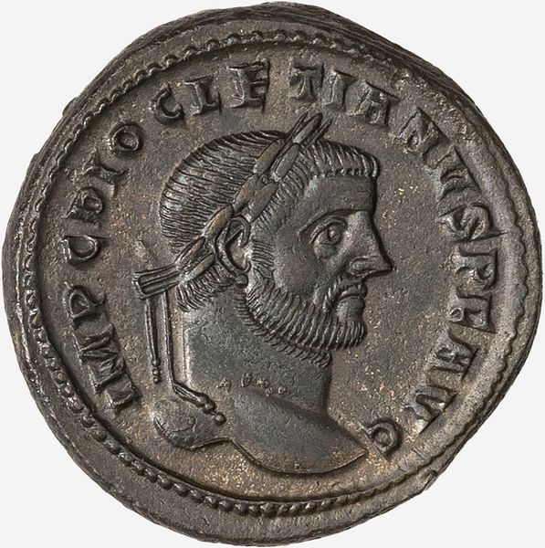 Impero Romano, DIOCLEZIANO, 284-305 d.C. : Follis databile al 296-297 d.C.  - Asta Numismatica - Associazione Nazionale - Case d'Asta italiane