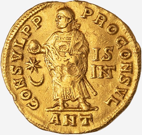 Impero Romano, COSTANTINO, 330-337 d.C. : SOLIDO databile al 317-319 d.C.  - Asta Numismatica - Associazione Nazionale - Case d'Asta italiane