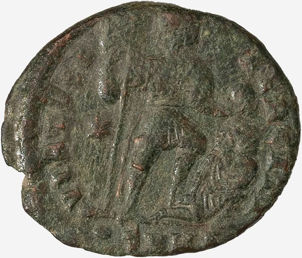 Impero Romano, TEODOSIO I, 379-395 d.C. : Maiorina ridotta databile al 383-388 d.C.  - Asta Numismatica - Associazione Nazionale - Case d'Asta italiane