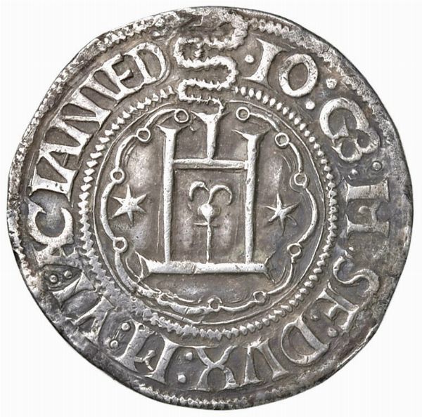 Genova, GIAN GALEAZZO MARIA SFORZA, 1488-1494 : TESTONE DA 20 SOLDI  - Asta Numismatica - Associazione Nazionale - Case d'Asta italiane