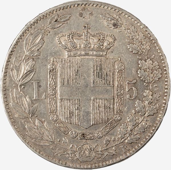 Regno d'Italia, UMBERTO I, 1878-1900 : 5 Lire  - Asta Numismatica - Associazione Nazionale - Case d'Asta italiane