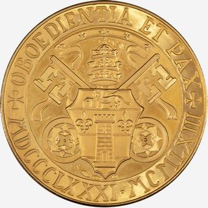 Vaticano, GIOVANNI XXIII (1958-1963) : MEDAGLIA OBOEDIENTIA ET PAX  - Asta Numismatica - Associazione Nazionale - Case d'Asta italiane