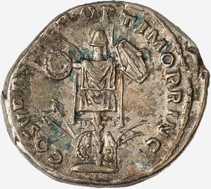 Impero Romano, TRAIANO, 98-117 d.C. : Denario databile al 103-111 d.C.  - Asta Numismatica - Associazione Nazionale - Case d'Asta italiane