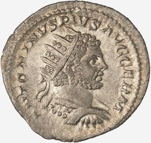 Impero Romano, CARACALLA, 211-217 d.C. - Antoniniano databile al 215 d.C.